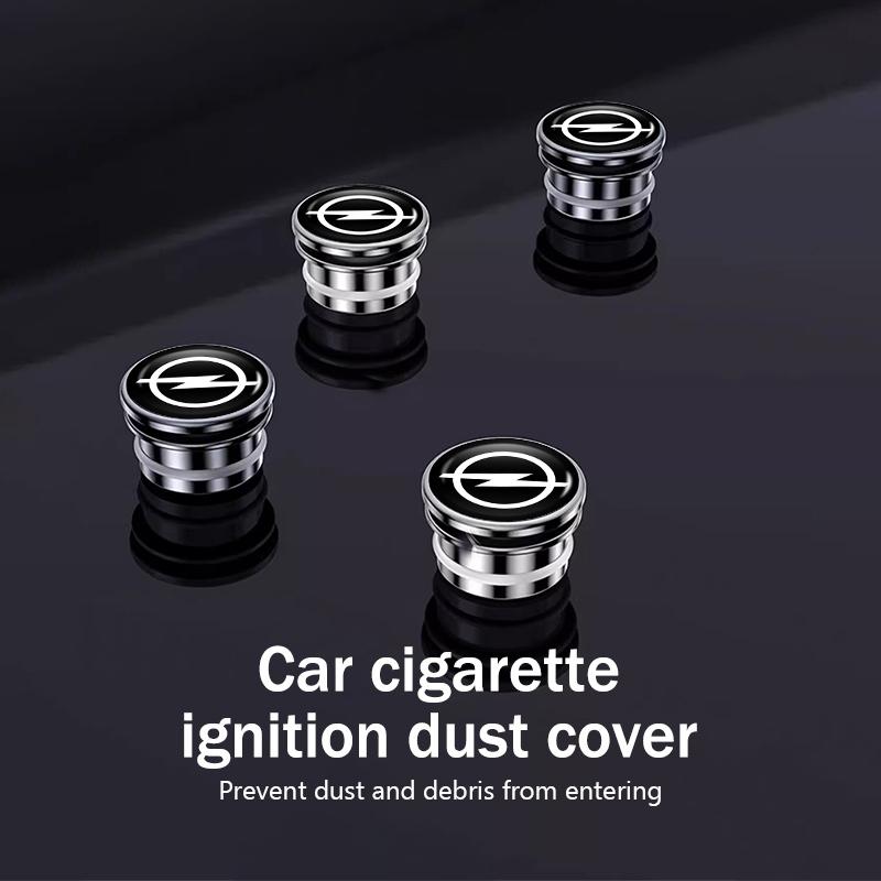 Alloy Socket Dust Cover Lighter Plug Car Cigarette Lighter Cap For Opel Corsa Astra H G J Insignia Vectra Zafira Meriva