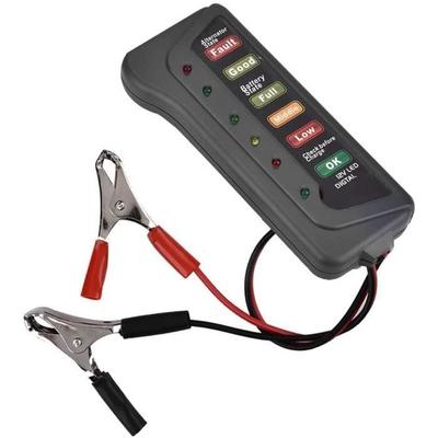 Broco 12V Battery Tester, 12V Car Motorcycle Battery Tester Alternator Charge Analyzer Cranking Check,51