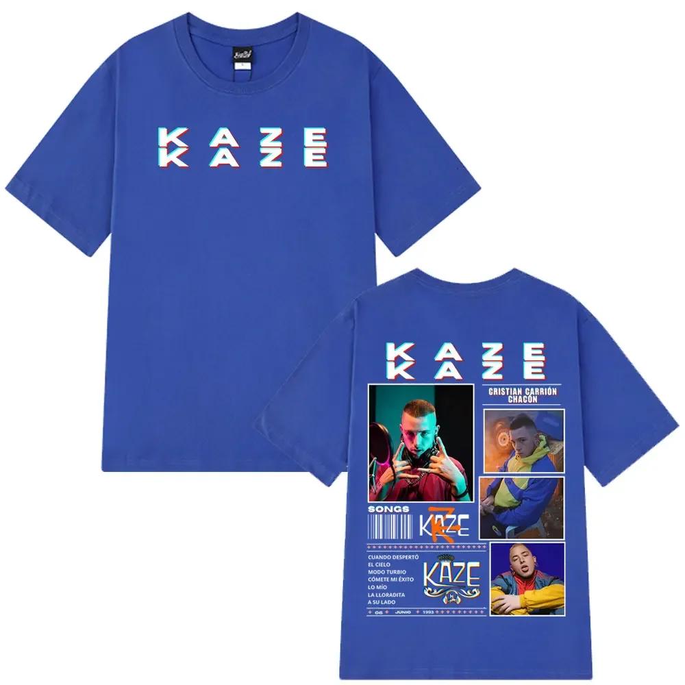 Rapper Kaze R New Fashion Album Print Tshirt Unisex Wounisex Casual And Loose Tshirt Shortsleeved 100 Cotton Hiphop Punk Tshirts