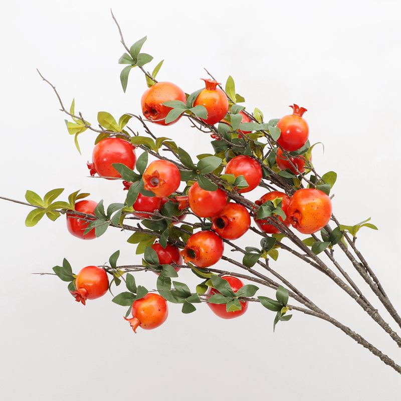 Floor-Standing Artificial Flower Branch Arrangement Vase for Living Room Entrance Decor