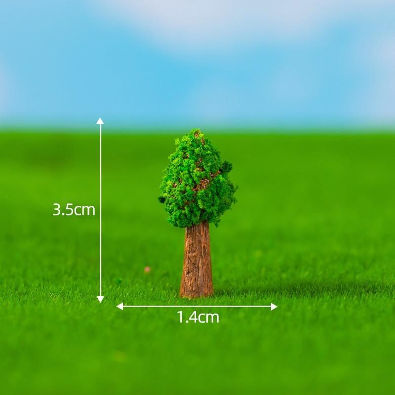 Micro-landscape Simulation of Green Trees Flowers Moss Horticultural Ecology Bottle-making, Scene Decorations Accessories, and Small Ornaments