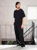 B:MING LIFE STORE by BEAMS Ambience Polyester 2-Pleats Pants, Men's, Black, Size S (92230184247)
