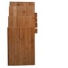 Bamboo Cutting Boards Set Of 4 Kitchen Boards + Steel Stand