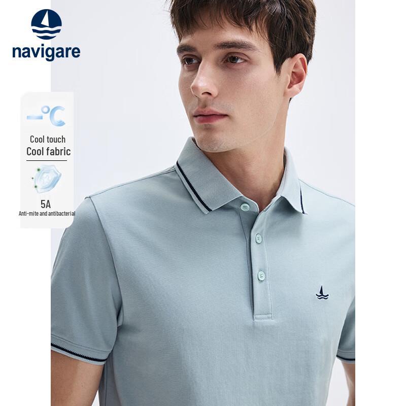 Herren Navigare Cool-Touch Antibakterielles Poloshirt