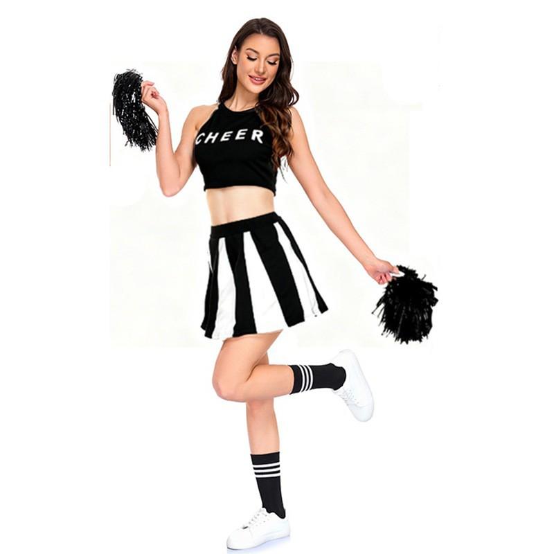 Women Cheerleading Uniforms Teen Girls Performance Outfits Sports Games Stage Wear