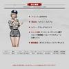Prisoner Uniform Instructor Costume Sexy Prisoner Uniform Set Tow Chain Hips Costume Party High Leg Bold One Size Temptation Training Thrilling