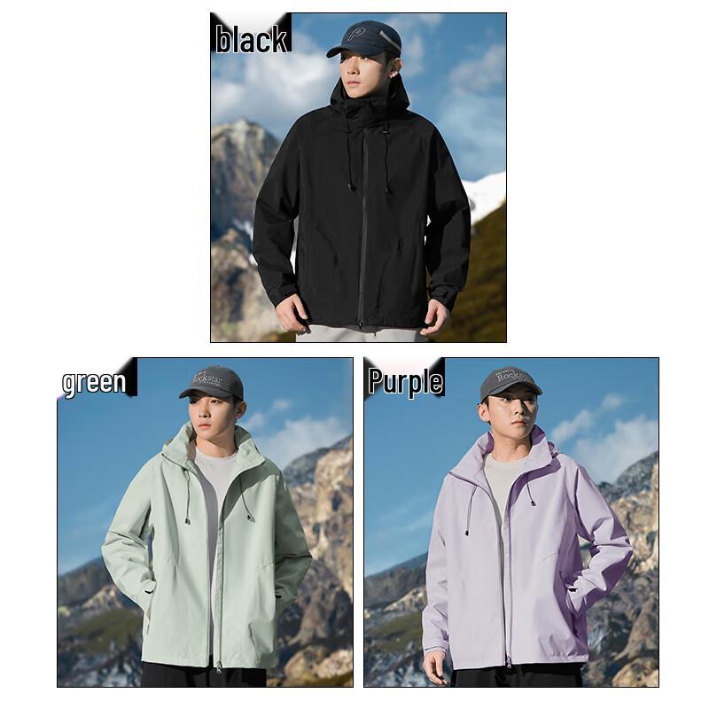 Eastern Camel Unisex Outdoor Hooded Softshell Jacket