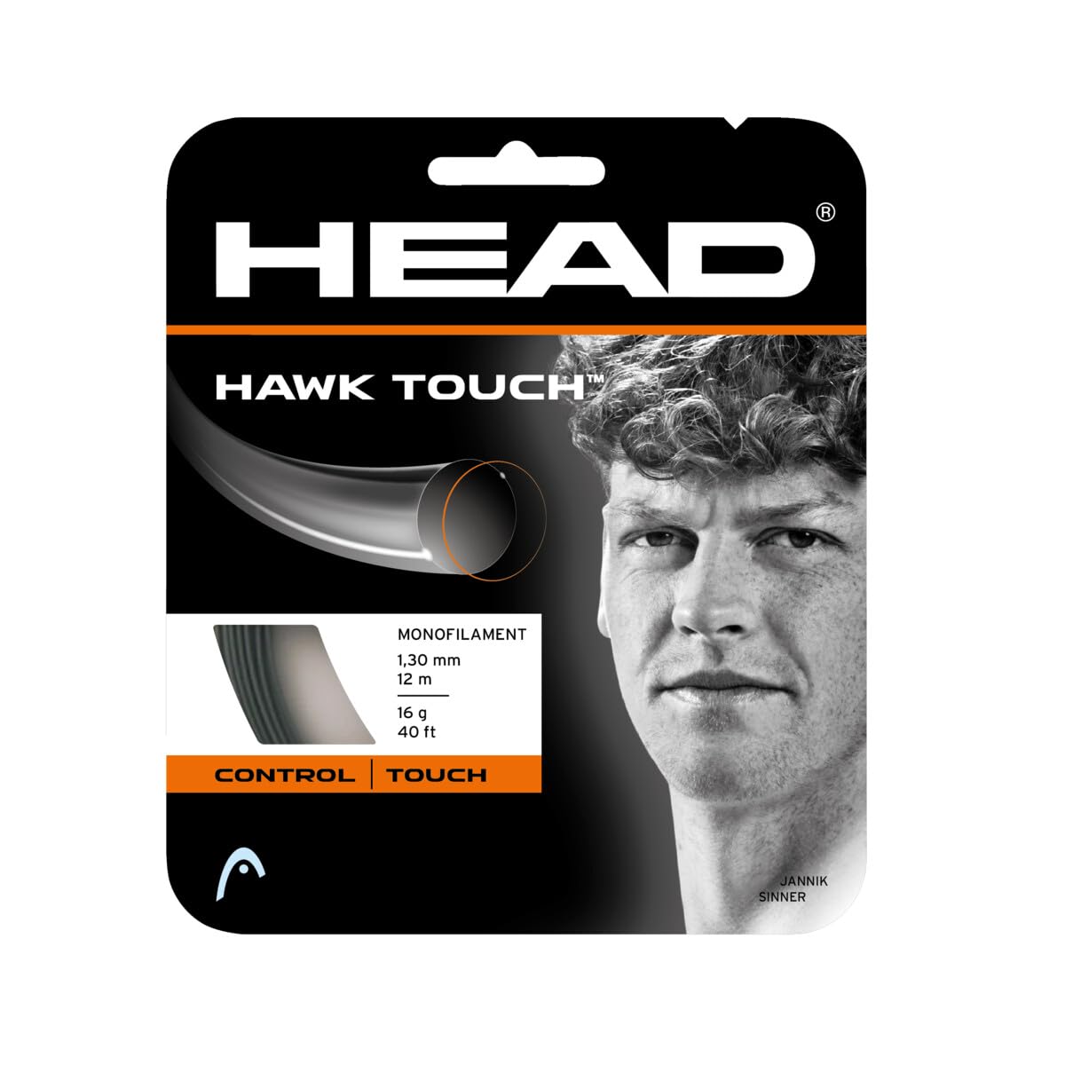 

HEAD Hawk Touch Tennis String Black (18g) -