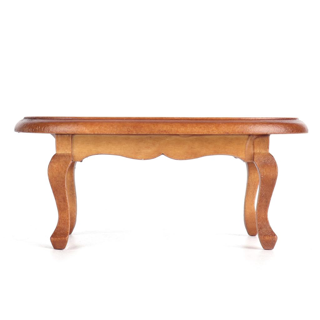 Puppenhaus Miniatur Tisch Europäisch Retro Klein Exquisit Gute Textur 1:12 Mini Puppenhausmöbel