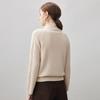 Kemengboka Women's 100% Cashmere Cable Knit Turtleneck Sweater