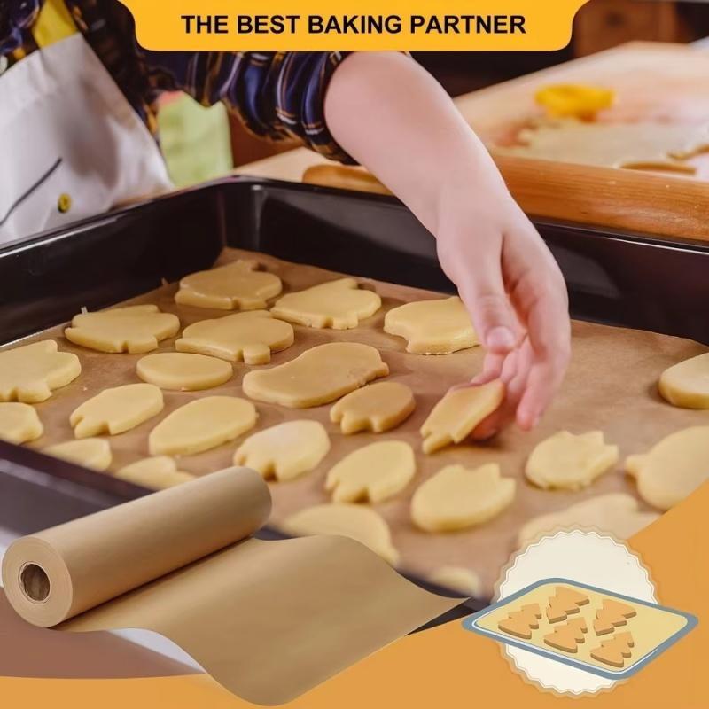 5/8/10/20m Fogli di Carta Forno Antiaderenti Pretagliati Fogli per Cottura per Forno Friggitrice ad Aria Tappetino per Grigliare Cestello per Vapore Pane Biscotti