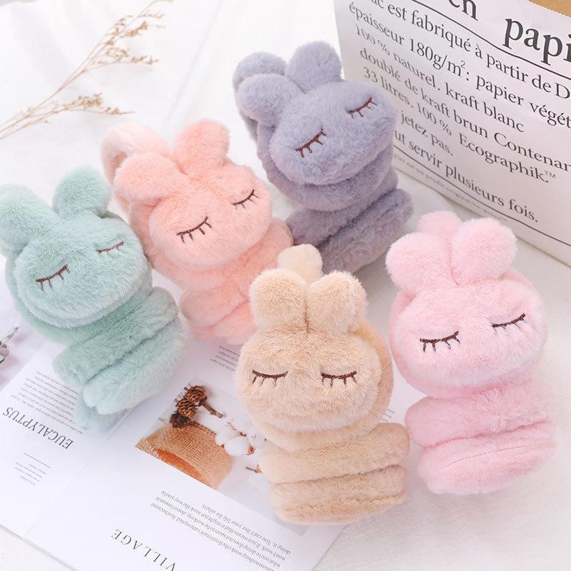 Cartoon Fruit Earmuffs: Warm, Cute Ear Warmers for Female Students and Ladies for Autumn/Winter