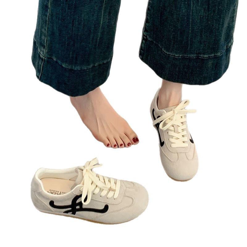 Shoes Women's Shoes Versatile Autumn New Niche Leisure Sports Platform Forrest Training Shoes Women