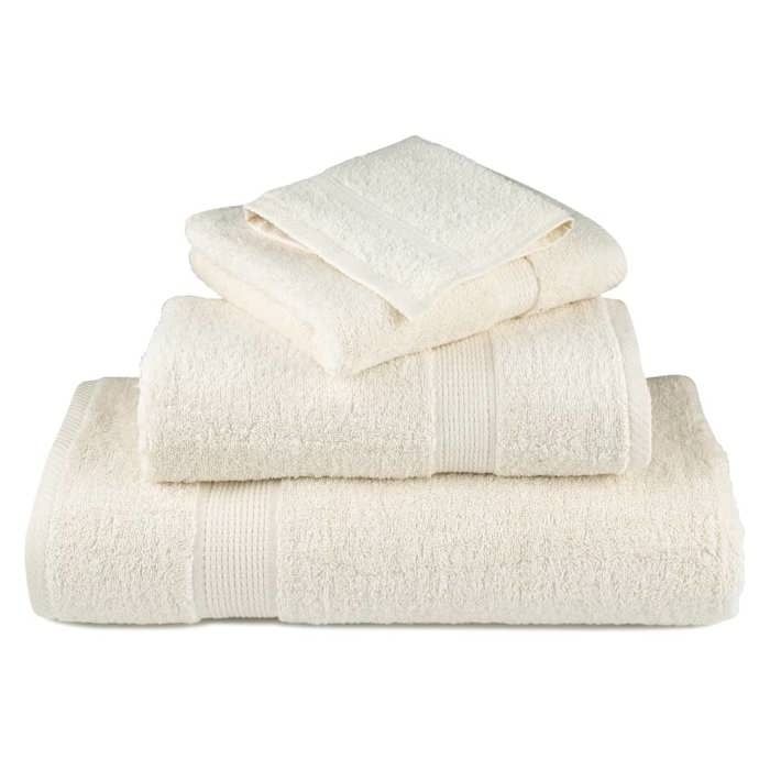 VidaXL Serviettes de Douche de Qualité Supérieure 4 pcs, Draps de Bain, Serviettes d'Invité, Serviettes de Salle de Bain 137477