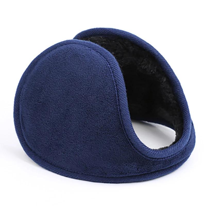 Kalınlaşmak Kış Unisex Kulaklık Polar Isıtıcı Kulaklık Sıcak Peluş Kumaş Kulaklık Kapak Earwarmers Kulak Örtüsü Isıtıcı Kulak Koruyucu