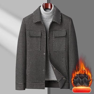 Autumn and Winter New Jacket Men's Cotton Middle-aged and Young-aged Jacket Dad Jacket Men's Coat