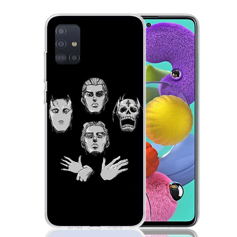 JoJo Adventure Killer Queen Phone Case For Samsung Galaxy A52 A32 A22 A12 A02S A50S A30S A51 A31 AA71 Note 20 Ultra 10 S10 Plus