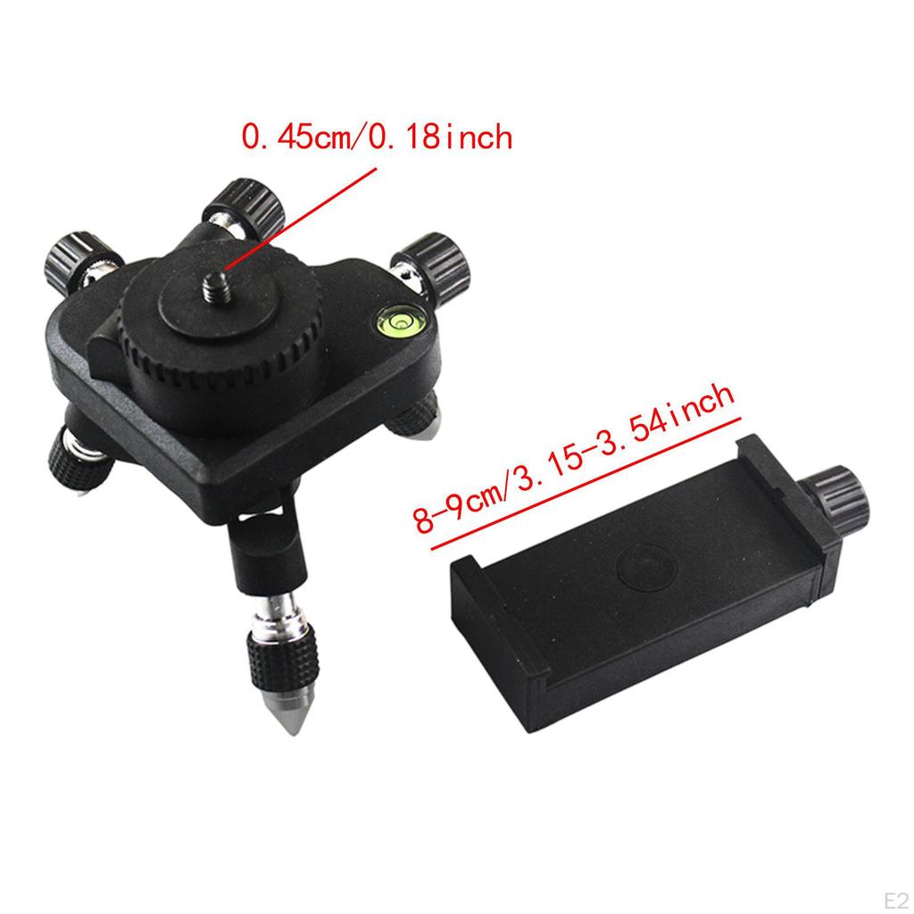 Level Micro Adjust Base Tripod Connector High Performance Degree Rotating Accessory Professional