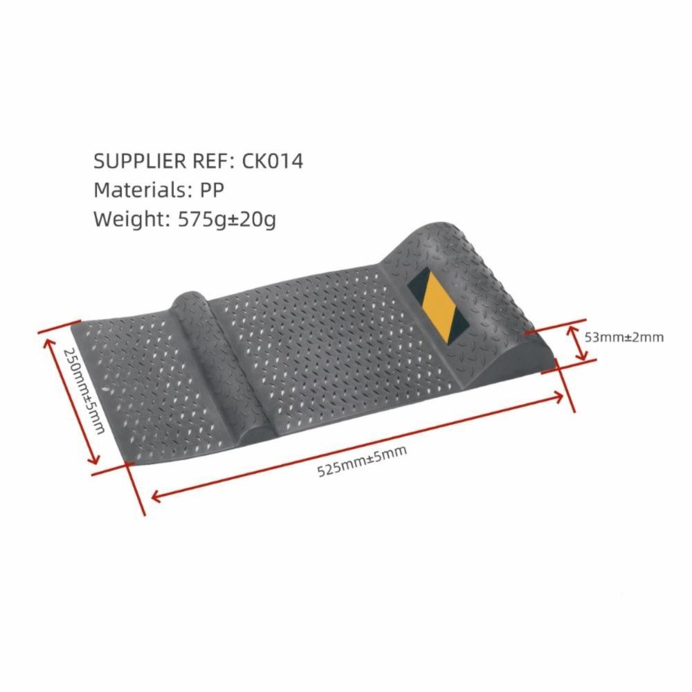 Parking Aid Anti-skid Car Parking Mat Warning Strip Garage Wheel Stopper Vehicle