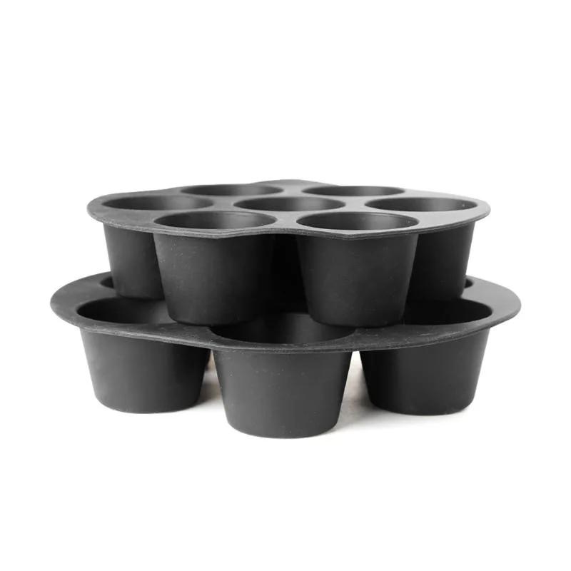 7/8'' Silicone Cake Cups Air Fryer Accessories Round Muffin Cup Mold Microwave Oven Baking Mold Baking Tray Cake Pan
