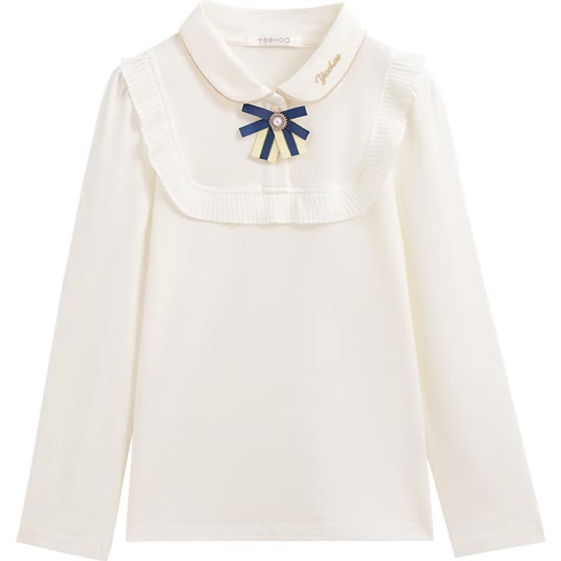 YEEHOO Girls  Long Sleeve Polo T-Shirt 120