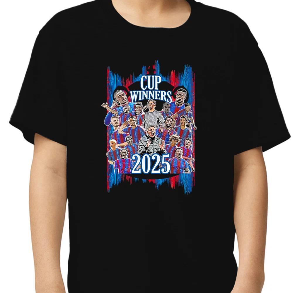 Palace Cup Winners 2025 Kids T-Shirt Tee 3-13 Years Palace Fans Players T-Shirt XL
