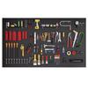 Universal Wall-Mounted Pegboard Storage Rack with Stainless Steel Shelves