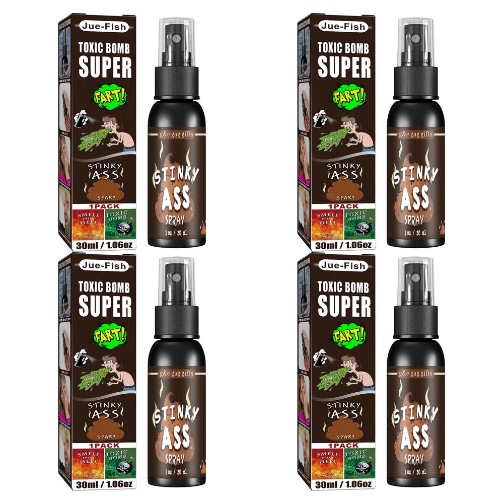 30ml Fart Gag Spray Prank Joke Plastic Smelly Stinky Gags Party Supplies Liquid Fart Gag for Adults Kids Non Toxic for Halloween