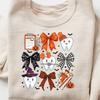 Coquette Halloween Dentist Sweatshirt, Dental Halloween Shirt, Matching Halloween Dental Tee, Funny Halloween Gift, Spooky Dental Office Tee