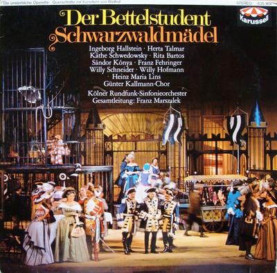 Disco de Vinil VÁRIOS Der Bettelstudent Schwarzwaldmade 635169 KARUSSELL 1973 Alemanha Clássico Usado