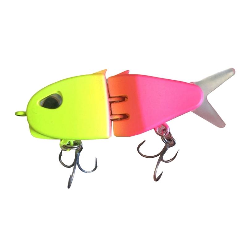 Multiple Section Artificial Fish Lures Fishhooks Jointed Swimbait Crankbait Fishing Realistic 3D Sinking Swimming Baits