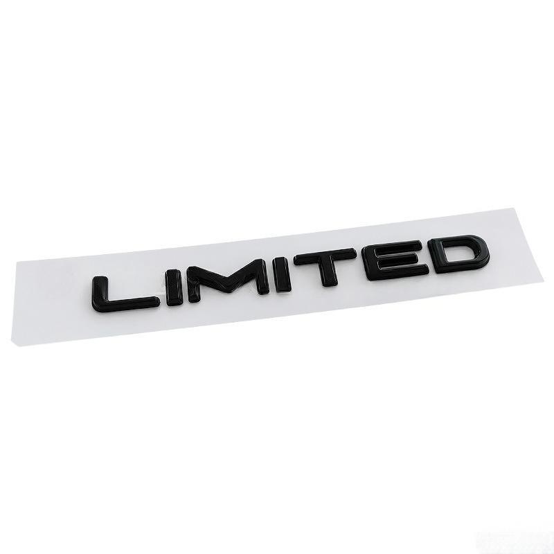 

1X 3D ABS LIMITED Car Body Emblem Rear Trunk Badge Sticker for Wrangler Tj Jk Jl Grand Cherokee Commander Renegade Liberty
