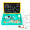 PRZENOŚNY ZESTAW TABLIC 5W1 ZOO KIDEA 1078