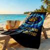 Inter Milan Personalized Text Beach Towel Quick-Dry Soft Microfiber Suitable for Sports Travel Swimming Yoga Bathroom Beach And Pool