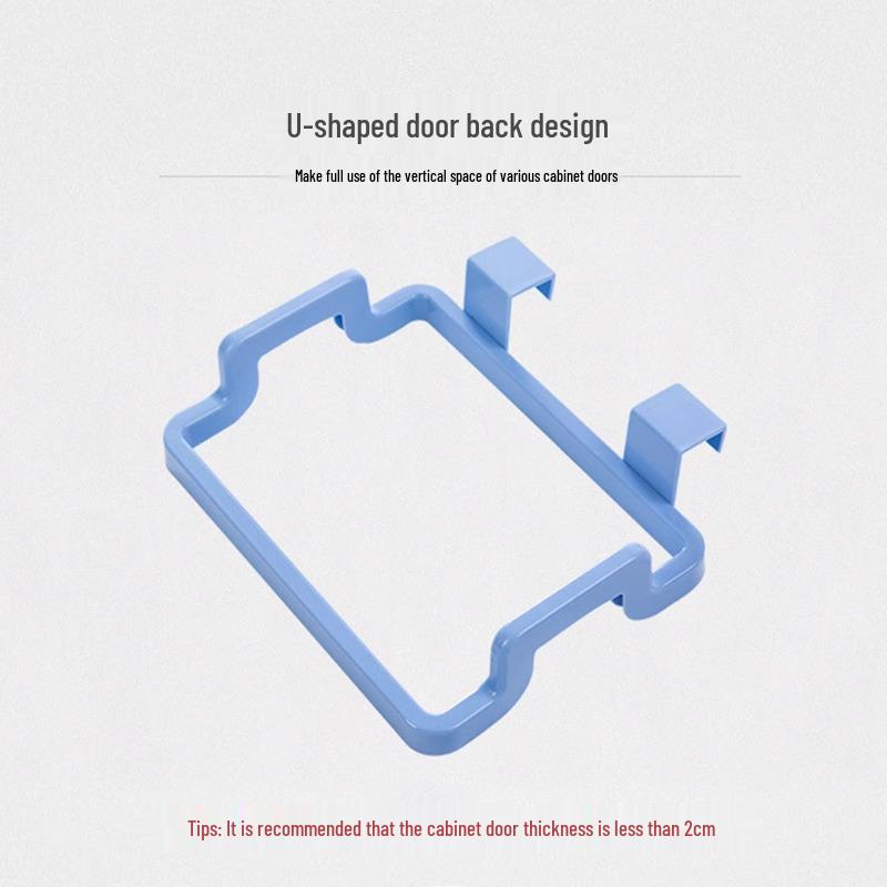 Wandmontierter Faltbarer Müllständer & Multifunktionaler Plastiktütenhalter für Küche & Badezimmer
