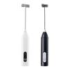 2Pcs Portable Electric Milk Frother DIY Mini Foam Maker Handheld Whipper  Cappuccino Preparation