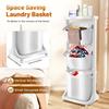 Laundry Hampers, 3 Tier Laundry Baskets Dirty Clothes Hamper with Wheels for Home, Dorms, Laundry Room and Apartment