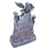 Tischplatte Grabstein Dekoration Harz Beleuchtet Gruselig Miniatur Geist Schädel Friedhof Grabstein