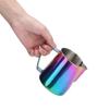 350ml Stainless Steel Titanize Milk Frothing Cup Jug Coffee Pitcher for   Art