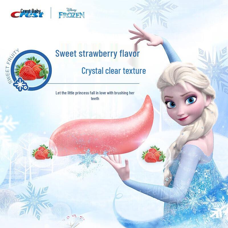 Crest Kids Fluoride Toothpaste - Frozen Strawberry