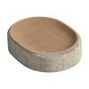 Durable Sisal Cat Scratching Board & Bed Combo - Scratch-Resistant, Claw-Safe, No Shedding Oval Design.