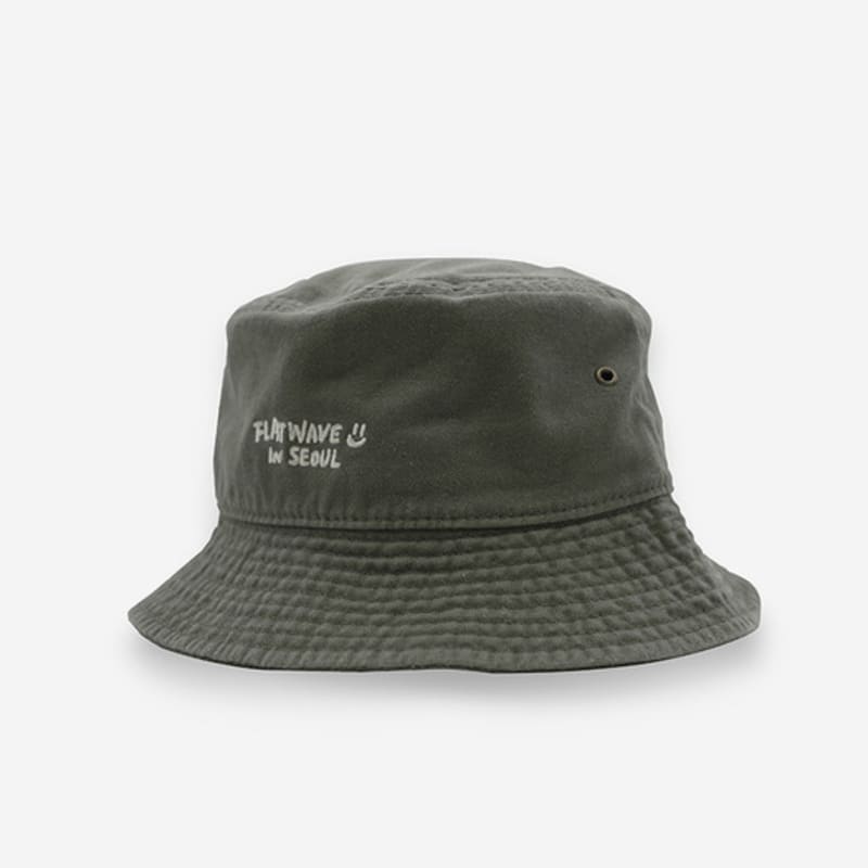 Flatwave in Seoul Lopi Bucket Hat Olive