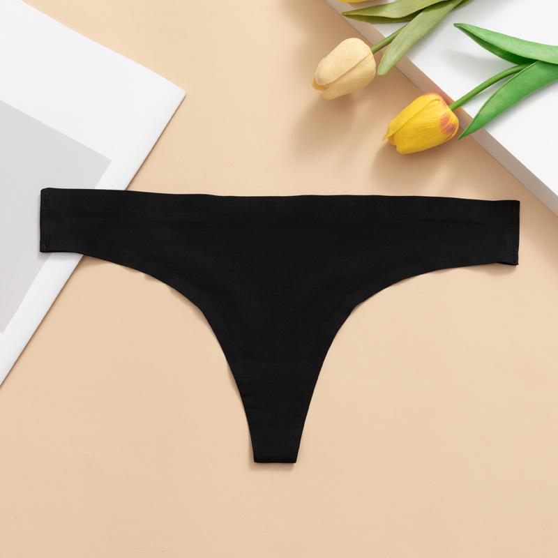Women's Plus Size Leopard Print Seamless Ice Silk Panties - Sexy, Thin, Breathable