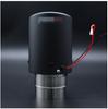 1 Stück Universeller Einlass 63mm Auslass 89mm Echte Kohlefaser Matt Auspuff Rote LED