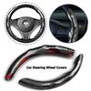 New Carbon Fiber Car Steering Wheel Cover Motorsports Style For Toyota Hilux Yaris Ractis Corolla Camry CHR Auris Tacoma Cruiser QY8