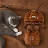 1 Set Funny Cockroach Pet Costume, Adjustable Headgear And Sleeveless Tank Top, Plush Cozy Outfit for Small Medium Dogs Cats Party Wear Sale Goods