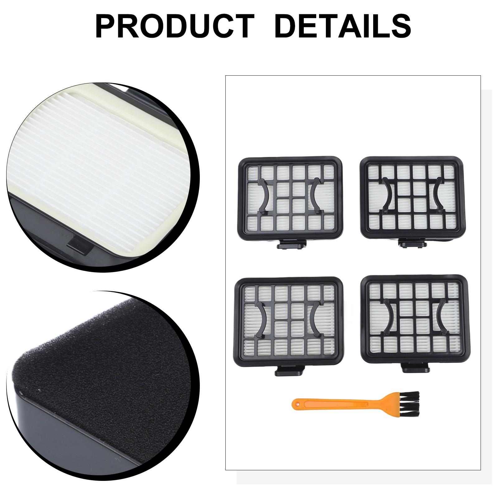 

4 Piece Replacement Filter Set for Bosch GAS 18V 1 Cordless Vacuum Cleaner Includes Cleaning Brush and Fits GAS18V Part Codes China Mainland
