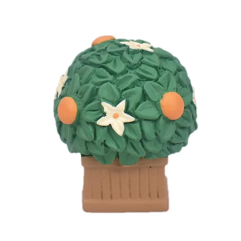 Zakka Summer Day Resin Ornaments watermelon Cat Home Desktop Scenic Decoration Mini Shooting Props Collection Toy for Kids