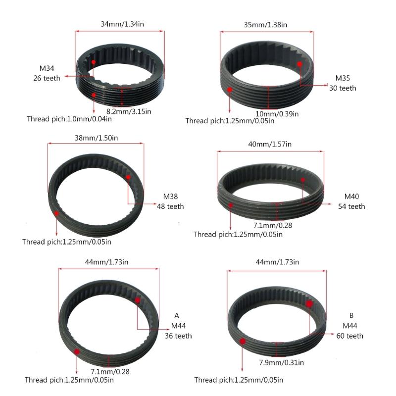 Mountain Bicycles Wheel Hub Body Rings Ratchets Tooth Rings Steel