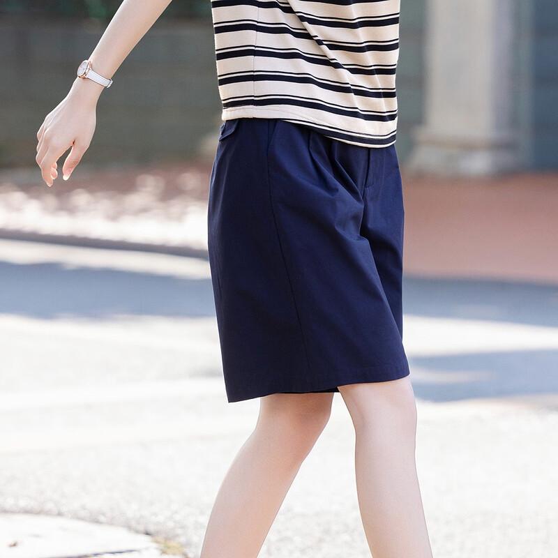 Demana Summer Pure Cotton Pleated Straight Casual Pants XL